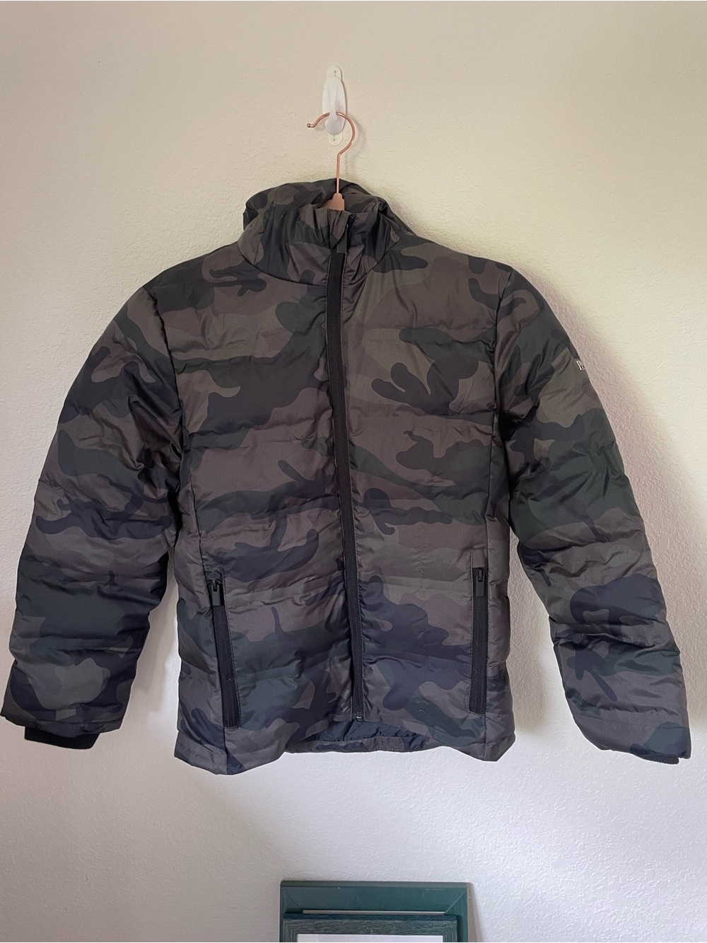 Pacific Trail kids Camouflage Puffer Jacket - Green Camo,Size Small